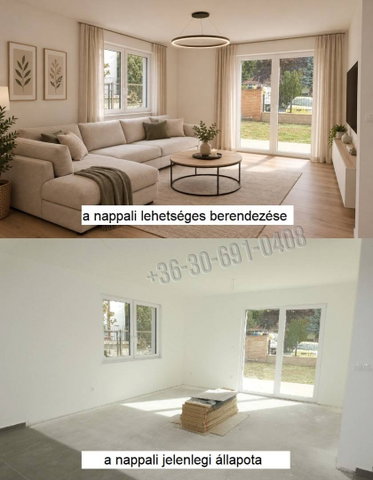 Eladó ikerház, Sződligeten 125 M Ft, 5 szobás