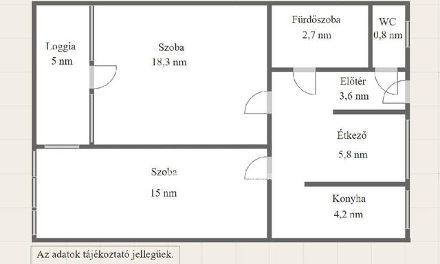 Eladó téglalakás, Dombóváron 25.8 M Ft, 2 szobás
