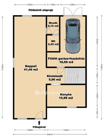 Eladó családi ház, Püspökladányban 67 M Ft, 4 szobás