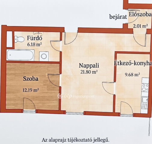Eladó téglalakás, Mosonmagyaróváron 49.9 M Ft, 2 szobás