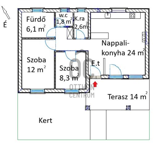 Eladó téglalakás, Gyömrőn 79 M Ft, 3 szobás
