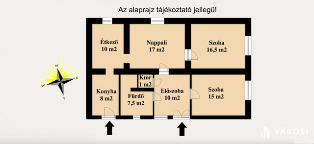 Eladó családi ház, Szegeden 63.5 M Ft, 3 szobás