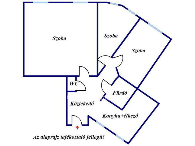 Eladó téglalakás, Szegeden 74.9 M Ft, 3 szobás