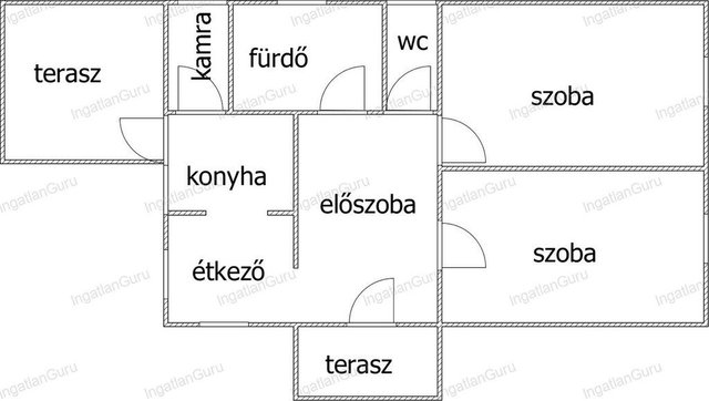 Eladó családi ház, Kerekegyházán 65 M Ft, 2 szobás