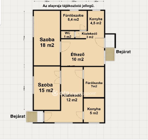 Eladó családi ház, Mosonmagyaróváron 74.9 M Ft, 2 szobás