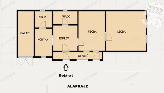 Eladó családi ház, Tolnán 22.9 M Ft, 2 szobás