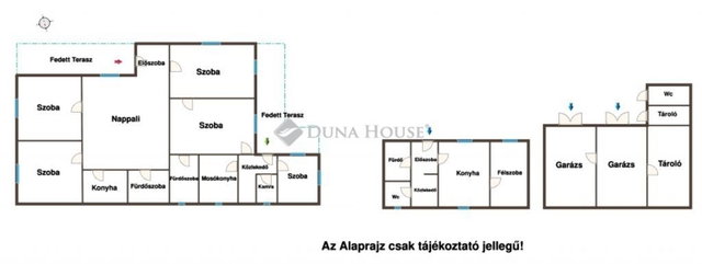 Eladó családi ház, Sülysápon 91.5 M Ft, 6+1 szobás