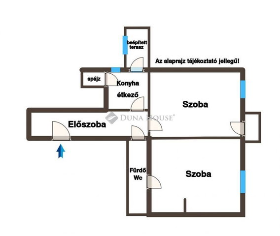 Eladó téglalakás, Győrött 59.5 M Ft, 2 szobás