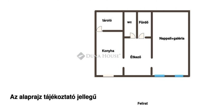 Eladó téglalakás, Budapesten, VI. kerületben 74.5 M Ft, 1 szobás