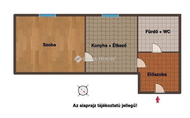 Eladó téglalakás, Budapesten, IX. kerületben 46.5 M Ft, 1 szobás