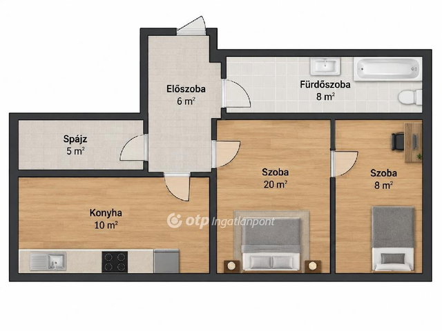 Eladó családi ház, Hajdúbagoson 28.5 M Ft, 2 szobás