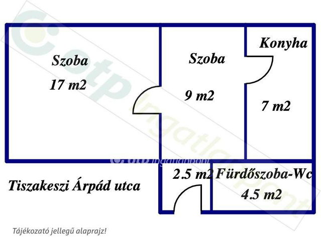 Eladó családi ház, Tiszakeszin 14 M Ft, 2 szobás