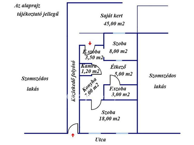 Eladó téglalakás, Gyulán 39 M Ft, 2 szobás