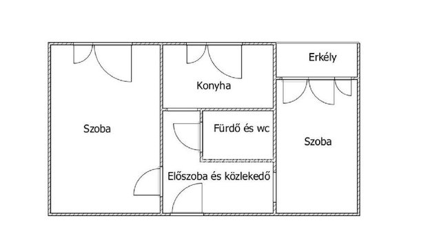 Eladó panellakás, Mezőhegyesen 18.5 M Ft, 1+1 szobás