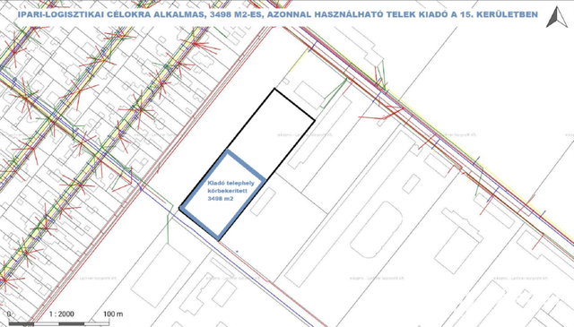 Kiadó telek, Budapesten, XV. kerületben 1500 E Ft / hó