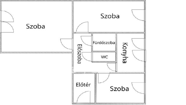 Eladó panellakás, Mezőhegyesen 18.5 M Ft, 1+2 szobás