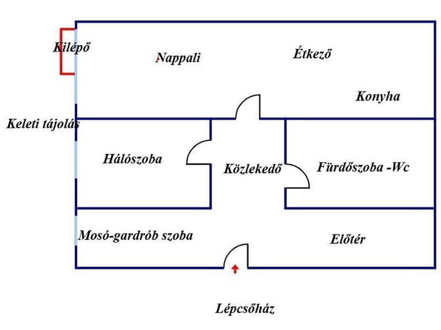 Eladó téglalakás, Nyíregyházán 44 M Ft, 2 szobás