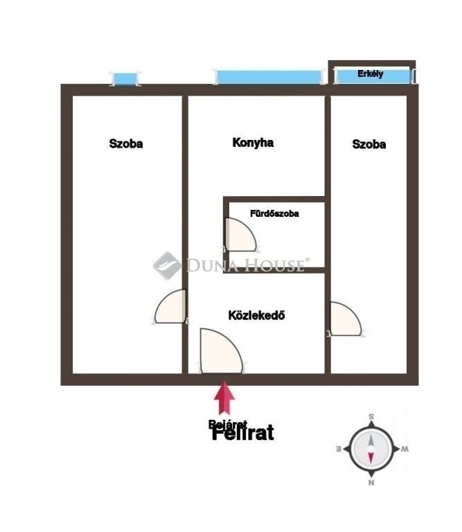 2 bed · 47m² · 56.900.000 ft