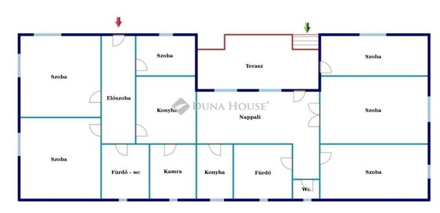 Eladó családi ház, Vecsésen 87 M Ft, 7 szobás