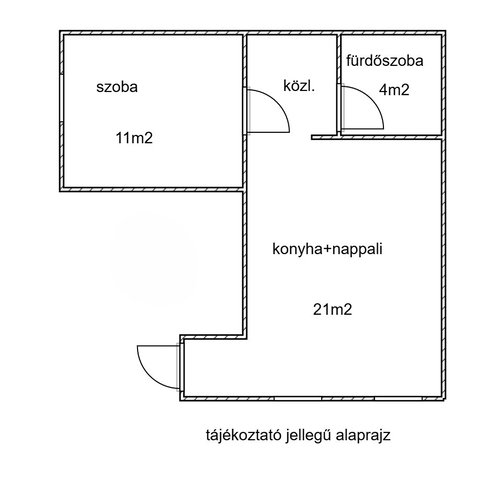 Eladó téglalakás, Keszthelyen 42 M Ft, 1 szobás