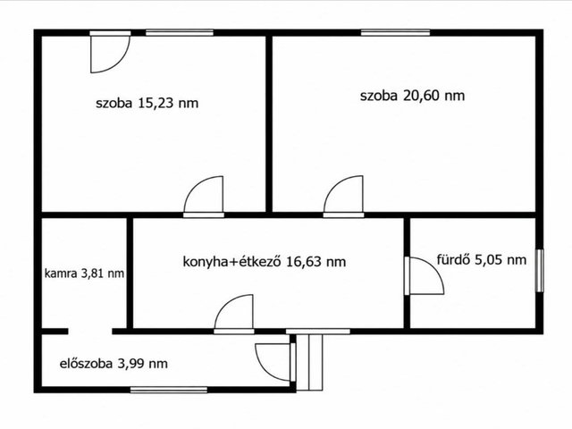 Eladó ikerház, Bátonyterenyén 18.9 M Ft, 2 szobás