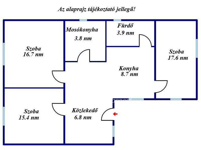 Eladó családi ház, Szolnokon 58.99 M Ft, 3 szobás