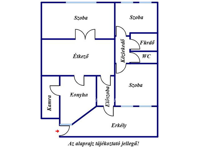 Eladó téglalakás, Szegeden 89.9 M Ft, 3 szobás
