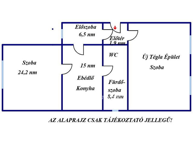 Eladó családi ház, Pétervásárán 15.1 M Ft, 3 szobás