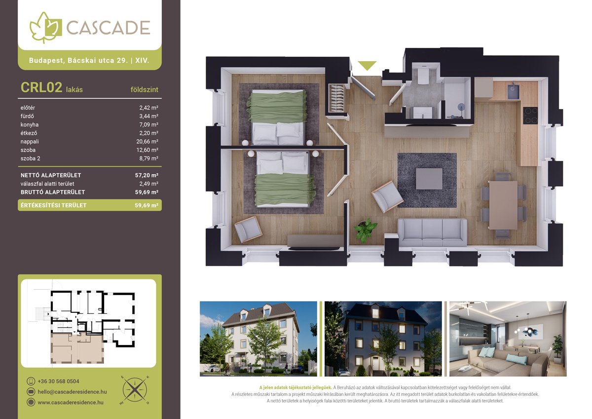 3 bed · 56m² · 94.990.000 ft