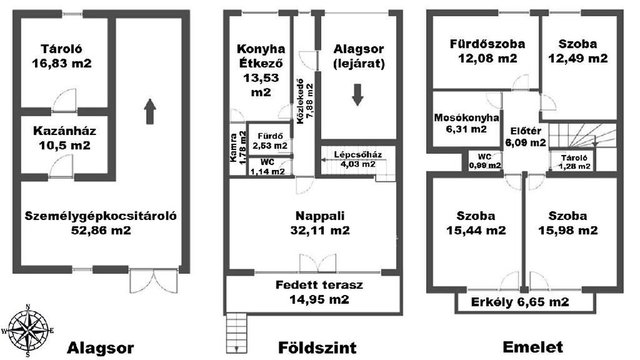 Eladó ikerház, Egerben 140 M Ft, 4 szobás / költözzbe.hu