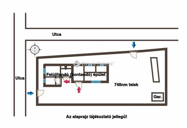 Eladó családi ház, Nagytarcsán 49.9 M Ft, 3 szobás
