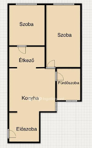 Eladó téglalakás, Budapesten, IX. kerületben 64.9 M Ft, 2 szobás