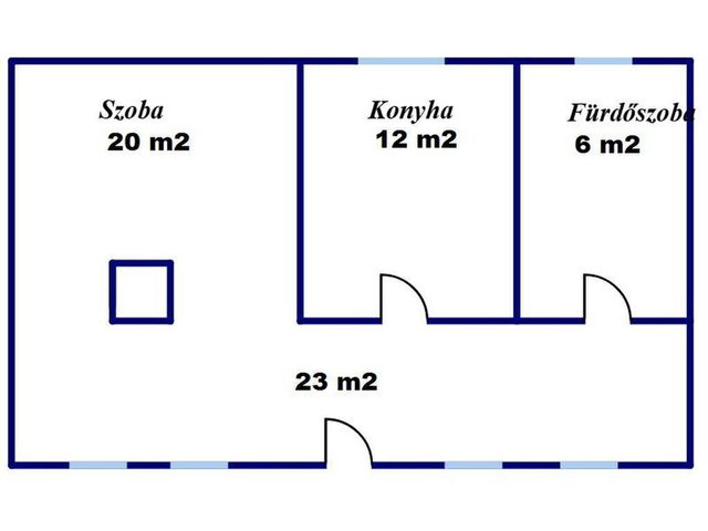 Eladó családi ház, Pécsett 52 M Ft, 1 szobás