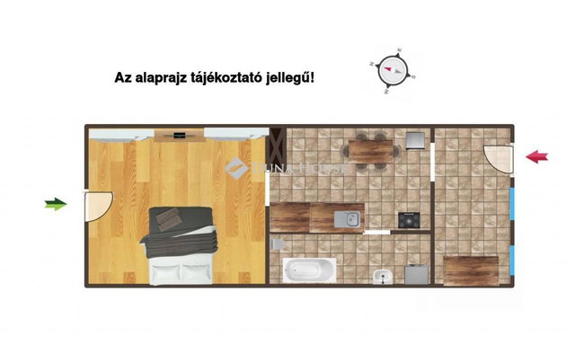 Eladó családi ház, Tökölön 25 M Ft, 1 szobás