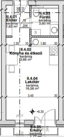 Eladó téglalakás, Nyíregyházán 30.8 M Ft, 1 szobás