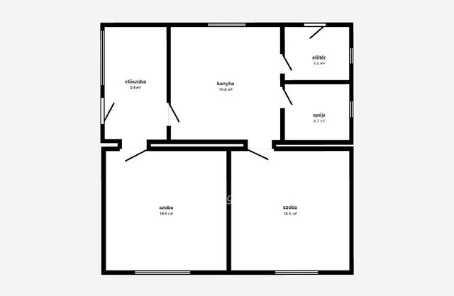 Eladó családi ház, Túristvándiban 7.5 M Ft, 2 szobás