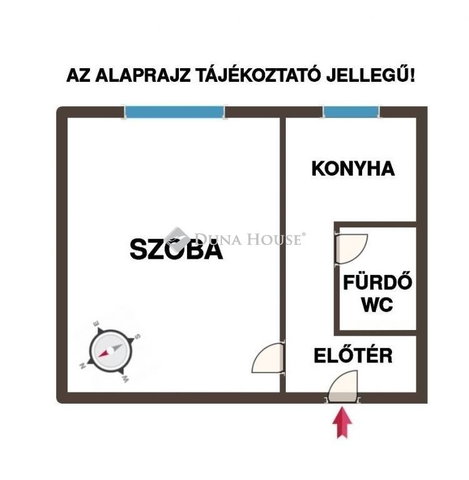 Eladó panellakás, Cegléden 36.9 M Ft, 1 szobás