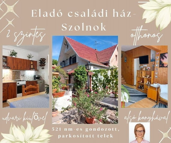Eladó családi ház, Szolnokon 55.9 M Ft, 3 szobás