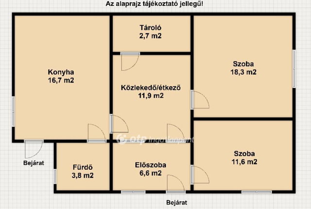 Eladó családi ház, Kónyon 29.99 M Ft, 2 szobás