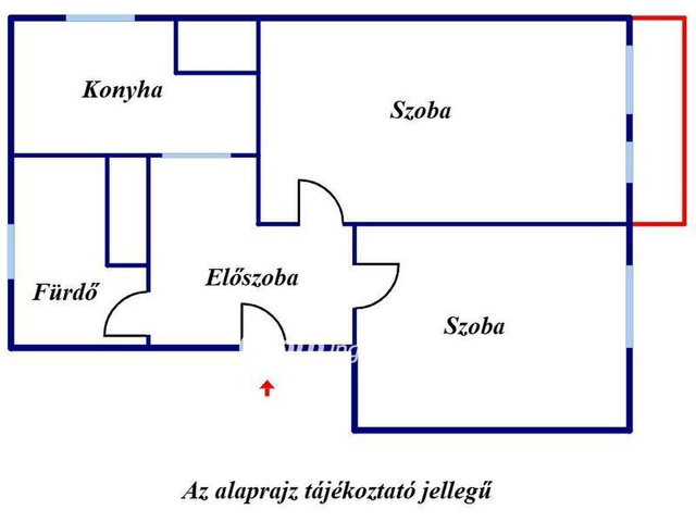 Eladó téglalakás, Gyöngyösön 40.9 M Ft, 2 szobás