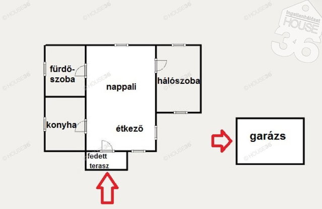 Eladó családi ház, Kecskeméten 56 M Ft, 2 szobás