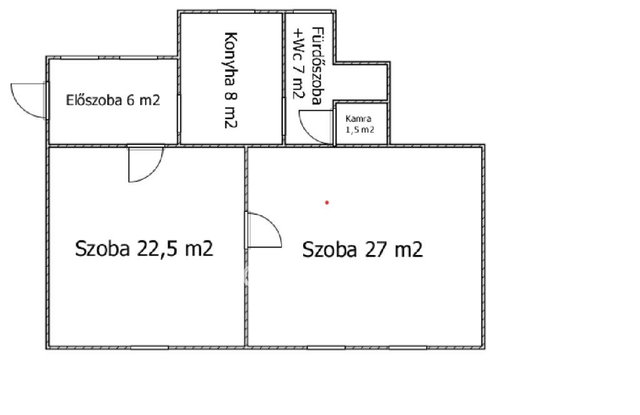 Eladó családi ház, Mezőkovácsházán 7.5 M Ft, 2 szobás
