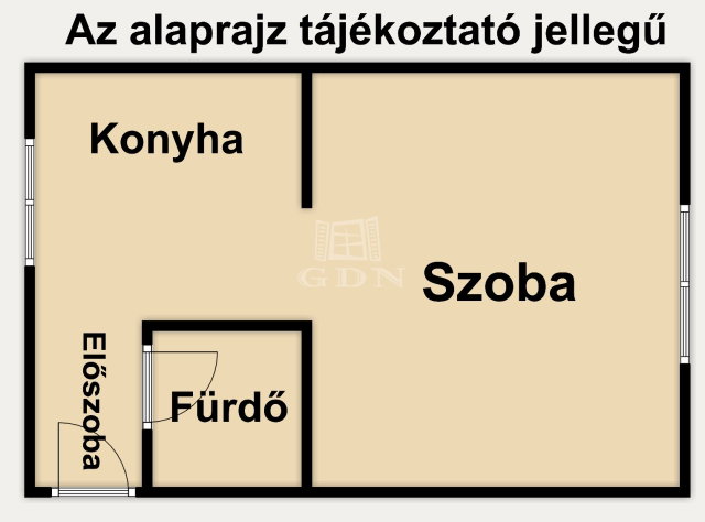 Eladó téglalakás, Budapesten, IV. kerületben 44.9 M Ft, 1 szobás