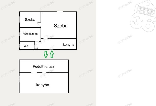 Eladó családi ház, Kiskunfélegyházán 27.5 M Ft, 2 szobás