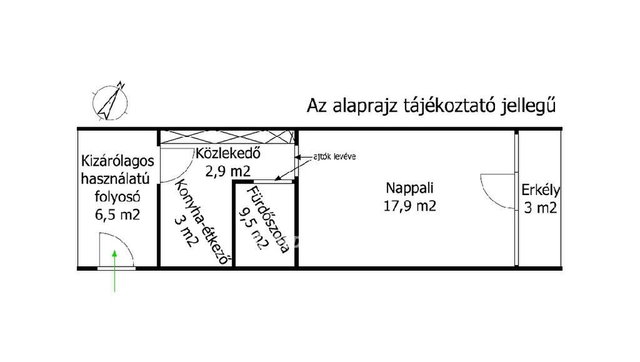 Eladó téglalakás, Siófokon 41.9 M Ft, 1 szobás