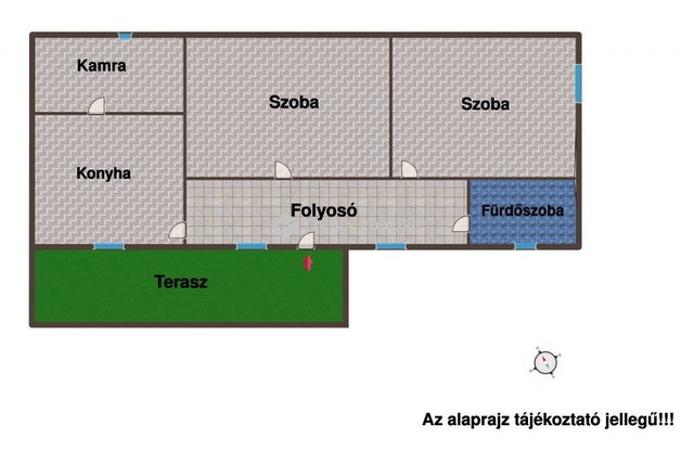 Eladó családi ház, Tiszacsegén, Toldi utcában 10.6 M Ft