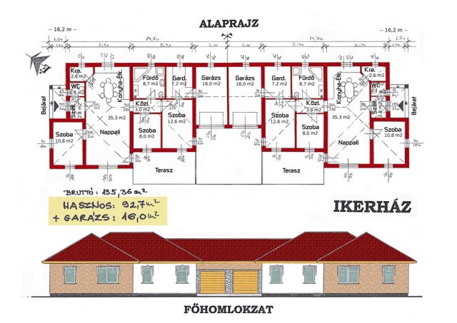 Eladó családi ház, Kecskeméten 88 M Ft, 4 szobás