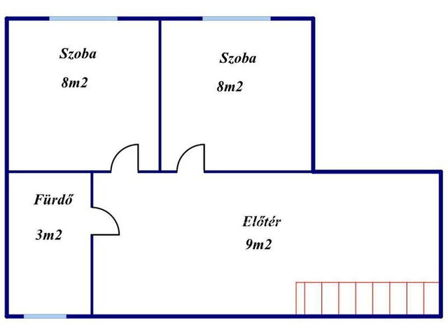 Eladó családi ház, Abában 58.5 M Ft, 2 szobás