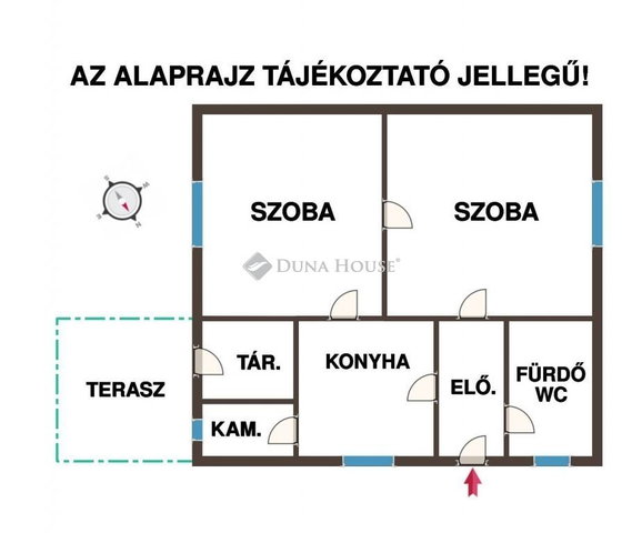 Eladó ikerház, Dánszentmiklóson 38.9 M Ft, 2 szobás