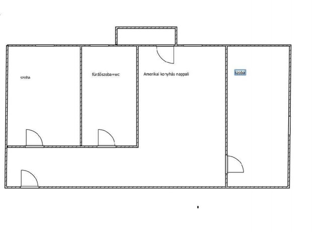 Eladó téglalakás, Komlón 35.5 M Ft, 2 szobás